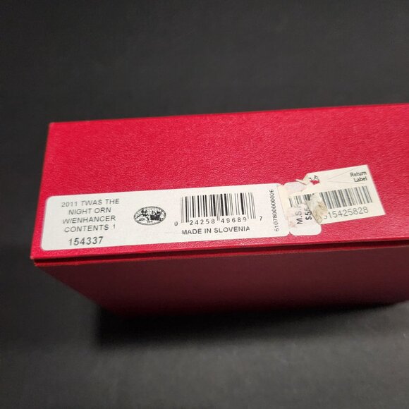 NIB Retired 2011 Waterford "Twas the Night" Crystal Ornament - Picture 4 of 4